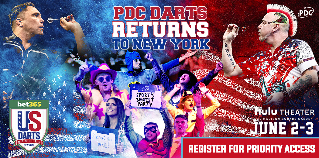 New York, Wollongong & Hamilton 2023 ticket info confirmed PDC